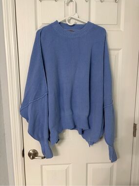 Free people Crewneck Sweater in Periwinkle Blue